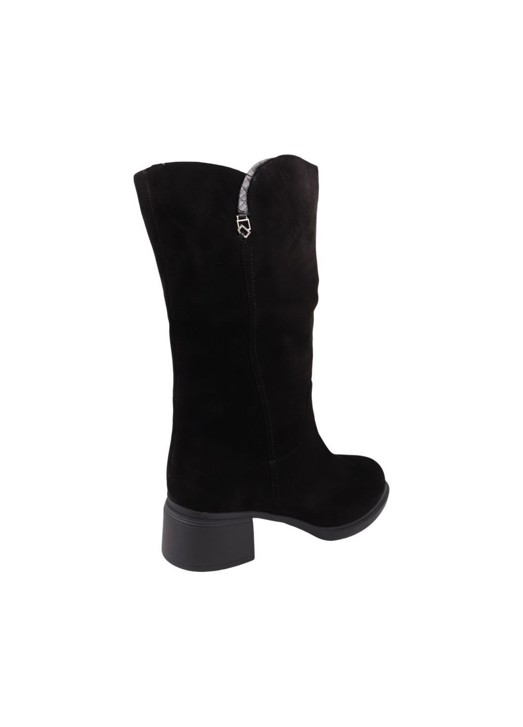 Чоботи жіночі чорні натуральна замша Polann 275-26ZSC (362152418)