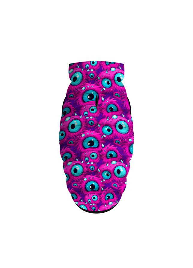 Курточка для собак Clothes, рисунок "Око монстра", S40, В 52-55 см, С 36-39 см. WAUDOG (332879845)