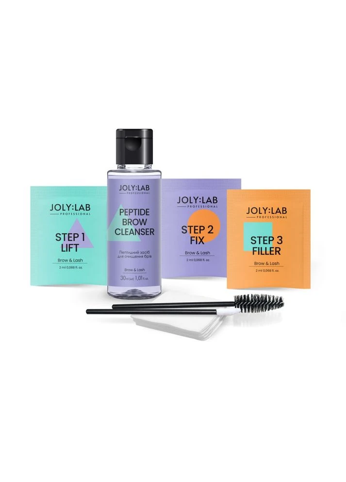Набір для ламінування брів Home Lami Kit, 7 шт (4823109409132) Joly:Lab (393587815)