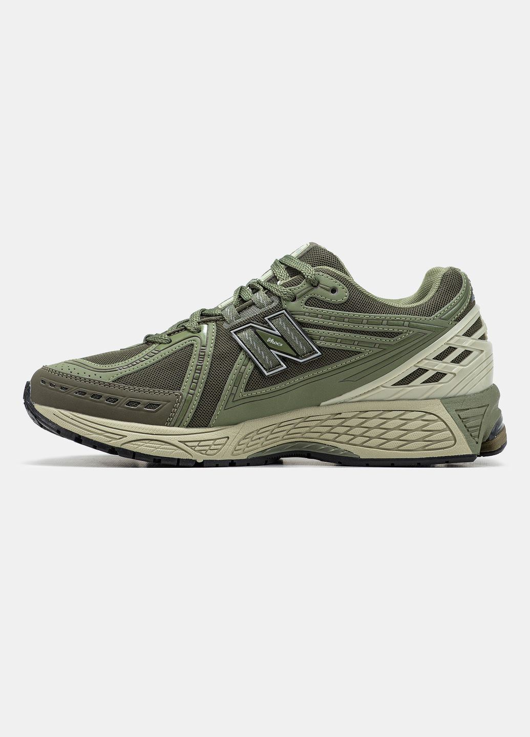 Оливковые (хаки) всесезонные кроссовки мужские new balance 1906r khaki | нью беланс 1906r хаки No Brand