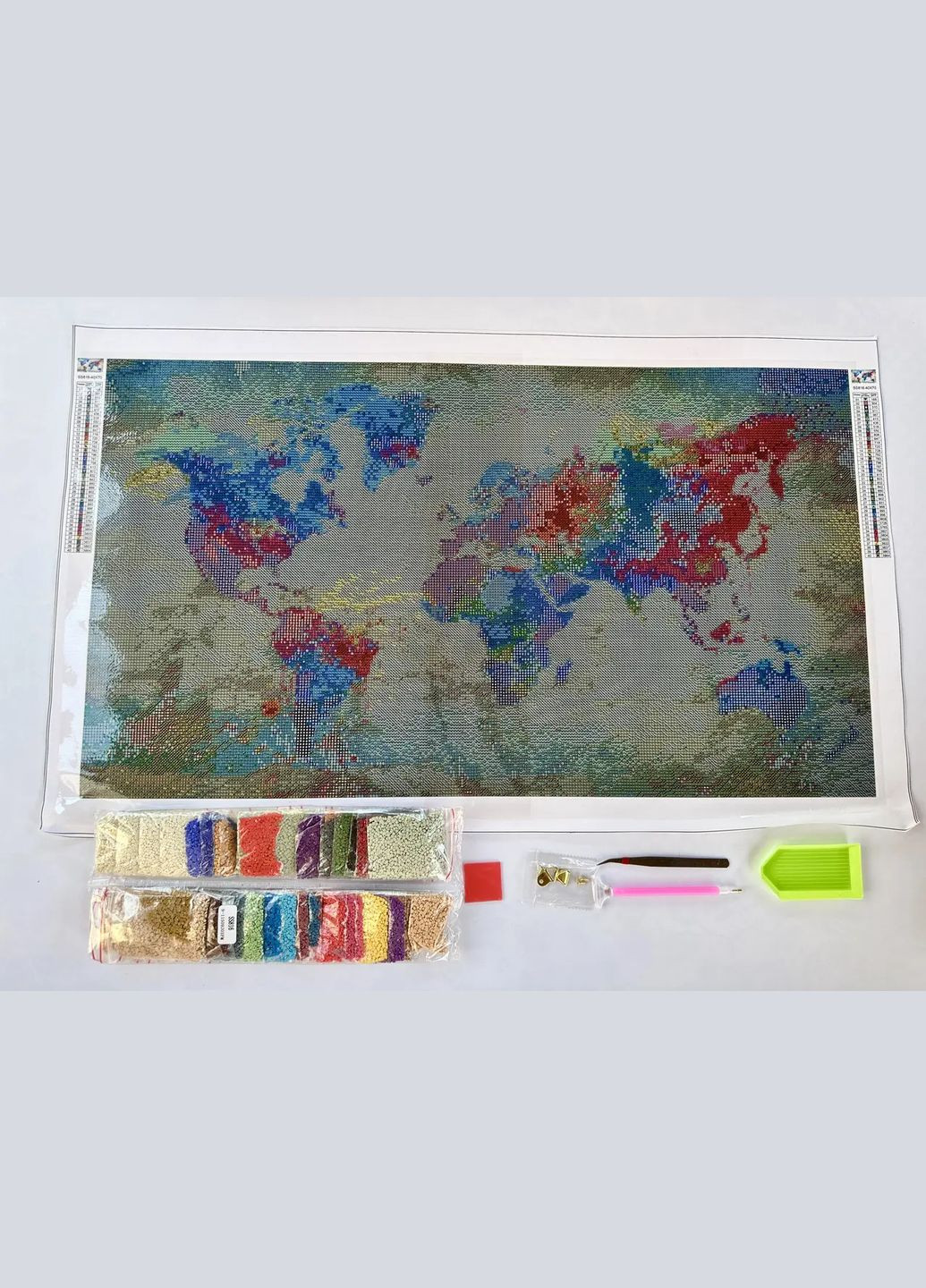 Алмазная мозаика Карта мира 40х70 см SS816 ColorArt (292145718)