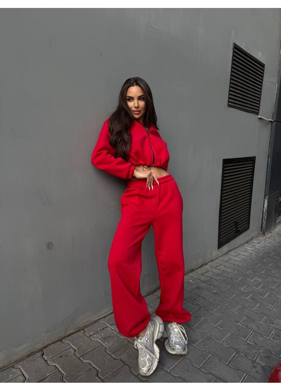 Жіночий теплий костюм із затяжками No Brand (362209255)