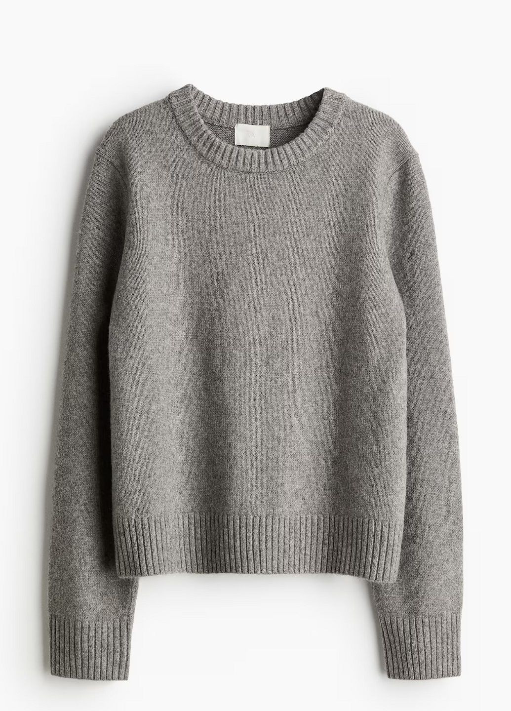 Серый демисезонный свитер H&M