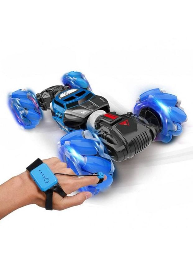 Машинка трюковый перевёртыш вездеход на радиоуправлении от пульта и рукой UD2196A музыкальные и световые эффекты (UD2196A) No Brand (351586041)