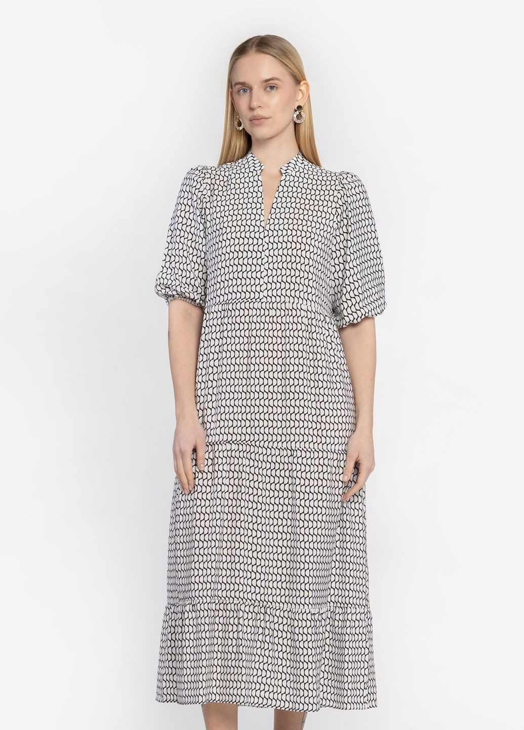 Белое кэжуал платье женское белое Arber