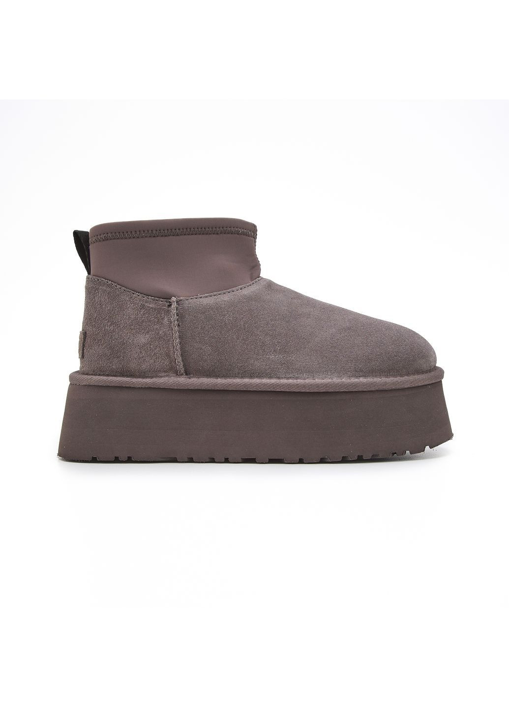 Ботинки зимние женские угги серые UGG Classic Mini Dipper Grey No Brand (367261484)