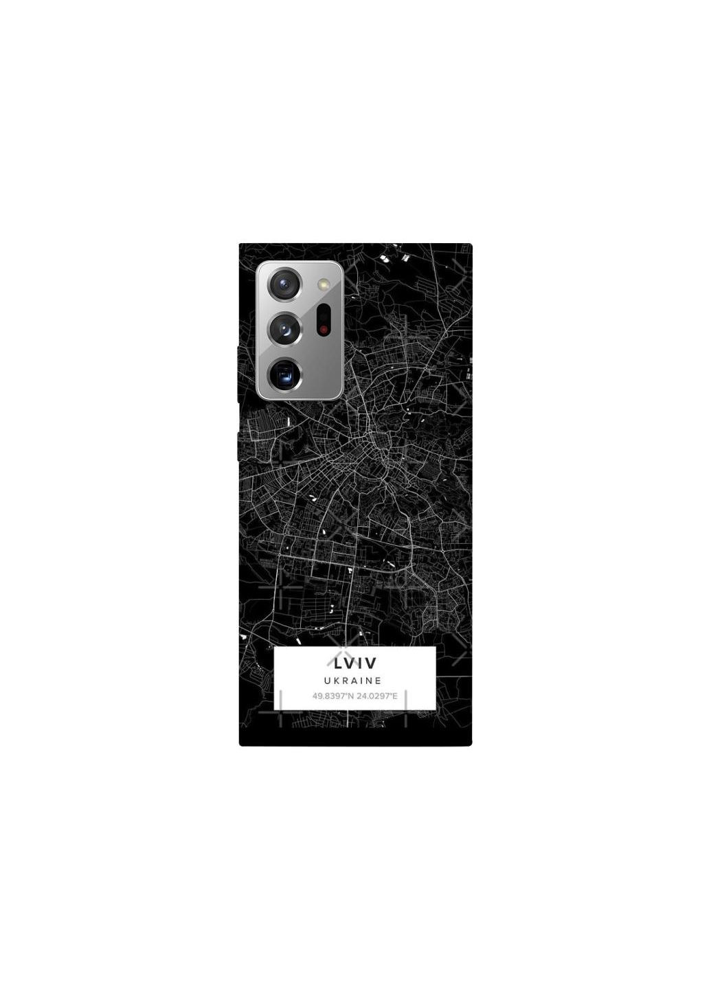 Чехол на Samsung Galaxy Note 20 Ultra Lviv map Frontalka (356086775)