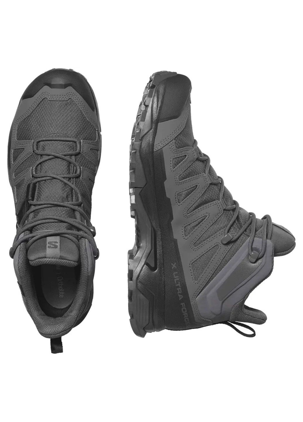Цветные осенние ботинки x ultra forces mid gtx wolf/black Salomon