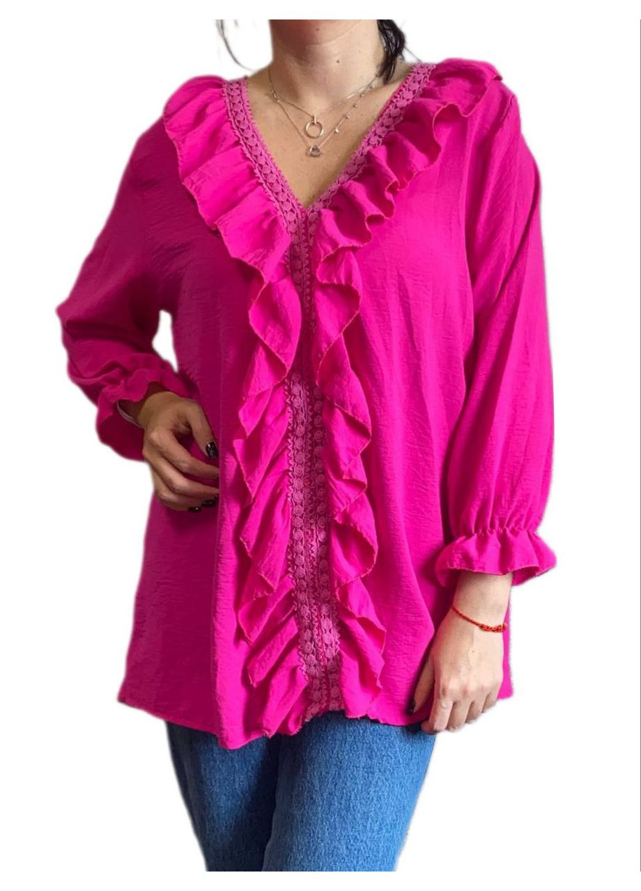 Фуксиновая (цвета Фуксия) рубашка Berta Lucci