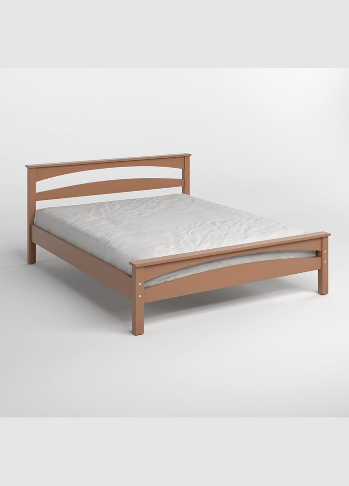 Двоспальне дерев'яне ліжко Чикаго Сіті (RAL8025) 160х200 см (MBG-9966) Mebigrand (366084175)