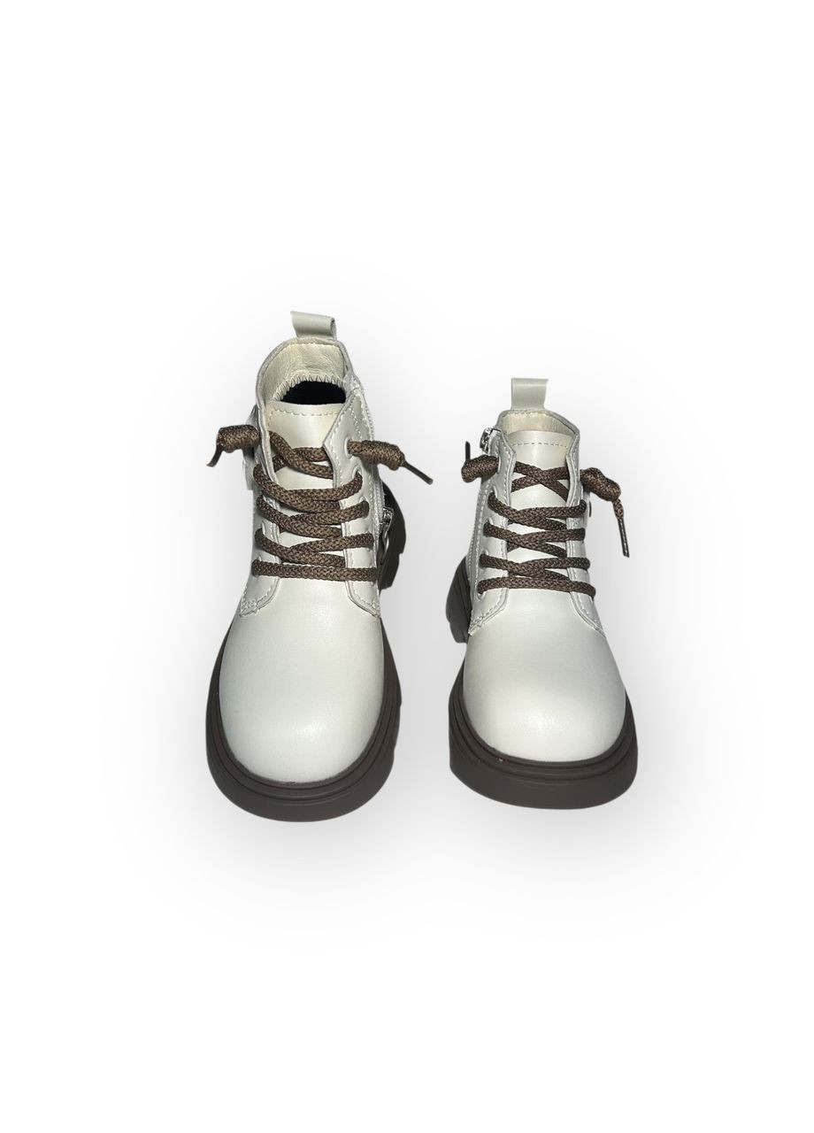 Дитячі демісезонні черевики для дівчаток Tom.m, молочні, розмір 29-18,3 см. Том.М (370673810)