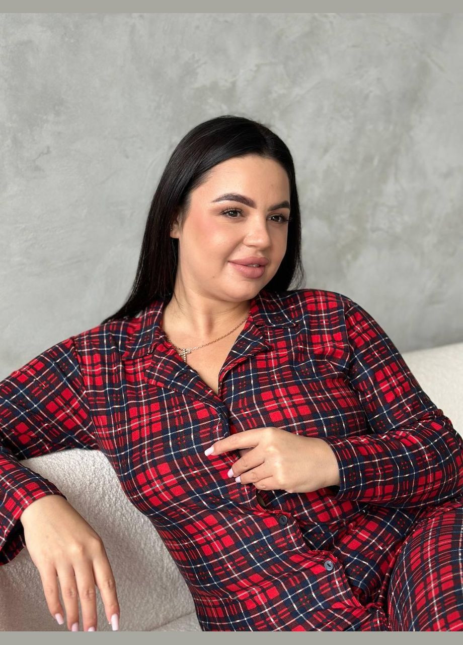 Комбінована жіноча піжама великих розмірів GT