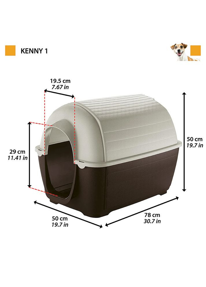 KENNY 01 Буда для собаки, пластик Ferplast (335206583)