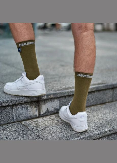 Шкарпетки водонепроникні Waterproof Ultra Thin Crew Socks Olive Green DexShell (315823103)