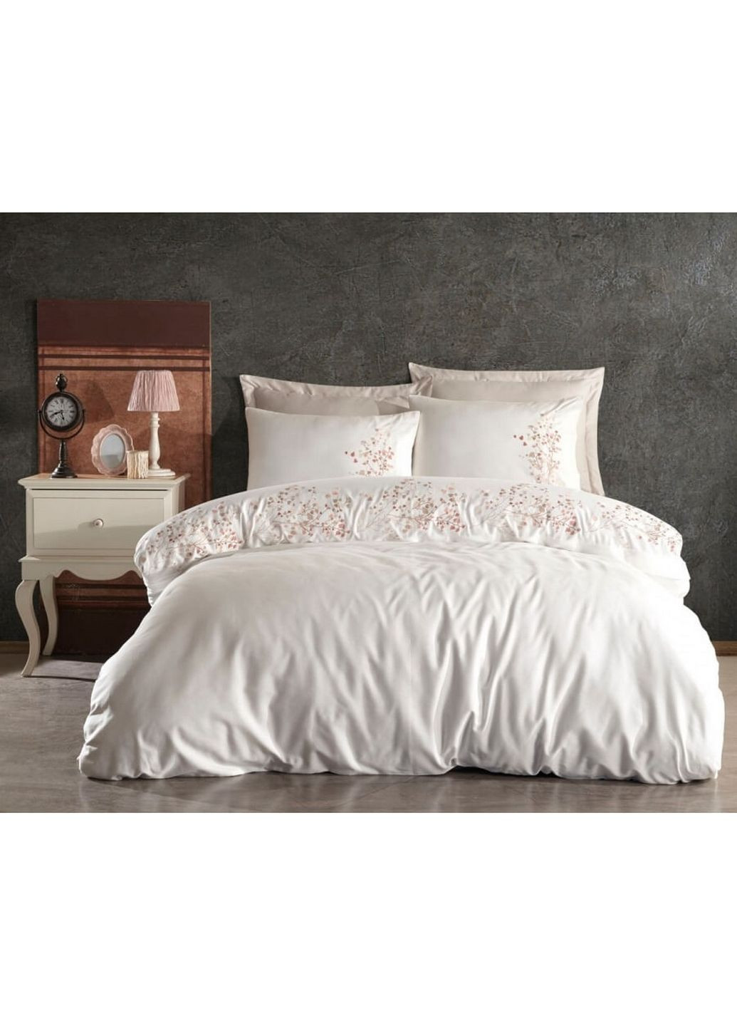 Комплект постільної білизни Євро Dantela Vita (315871448)