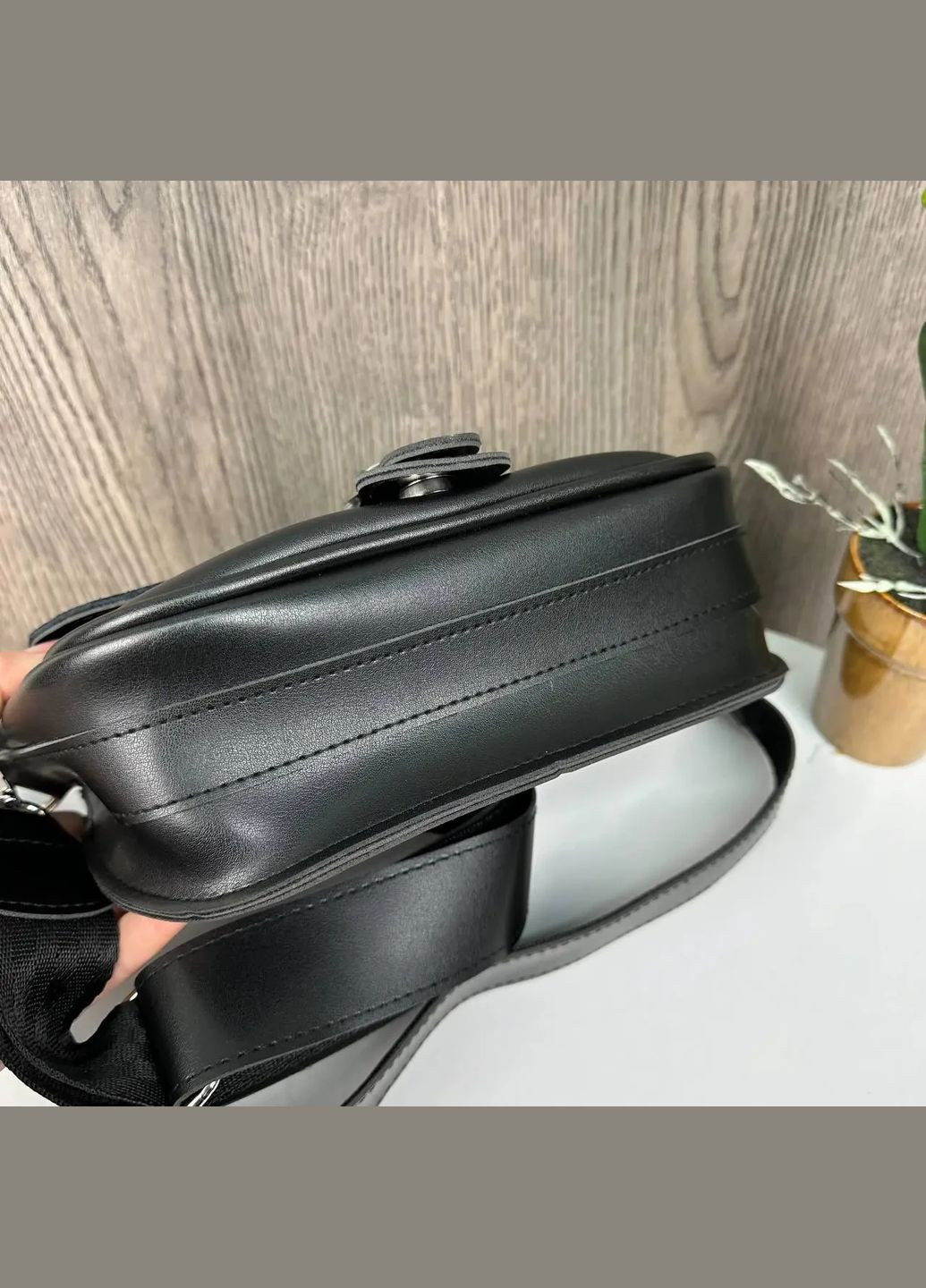 Чорна жіноча сумка клатч замшева PTR No Brand (317763160)