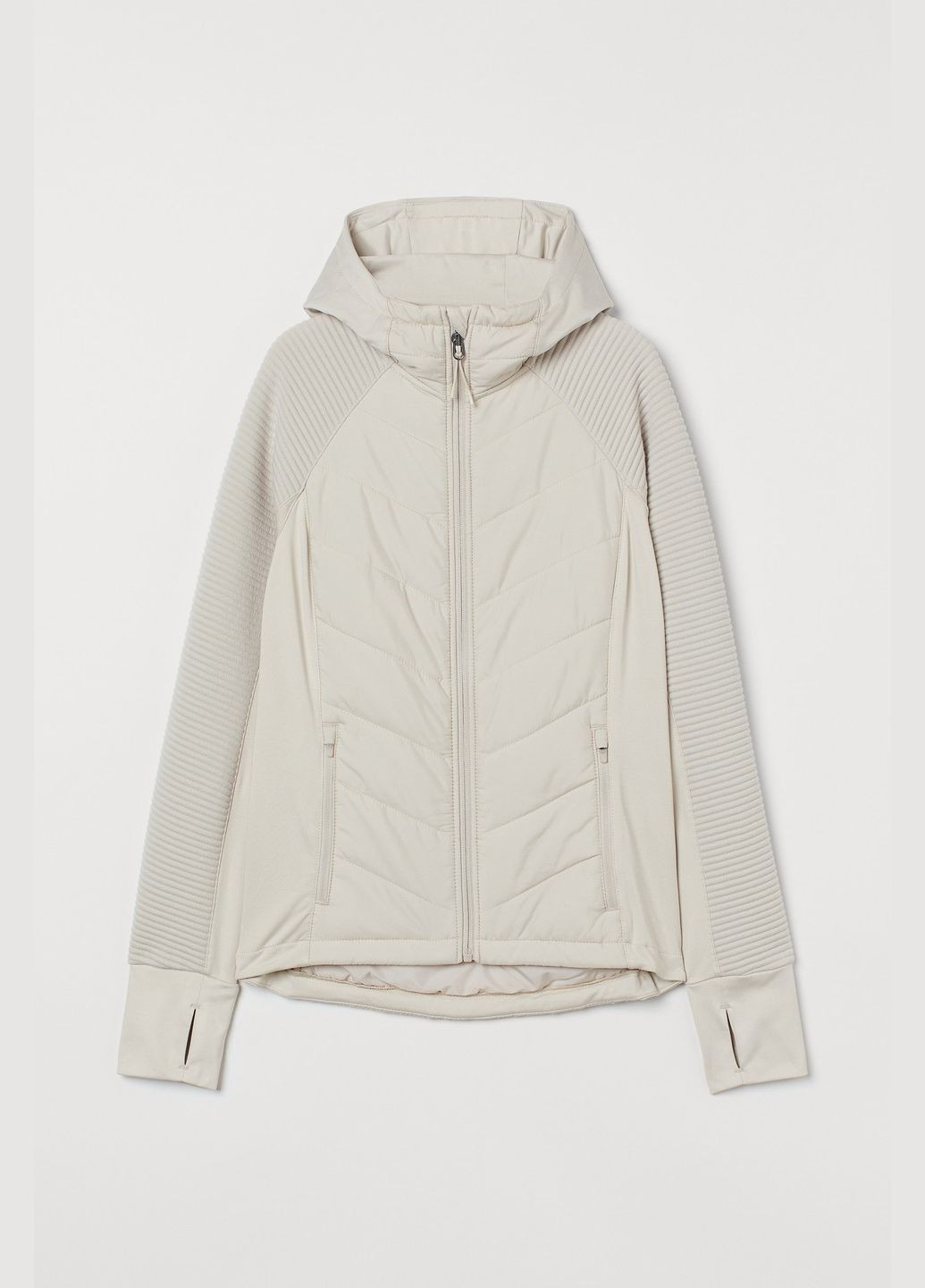 Бежева демісезонна куртка весняно-осіння H&M