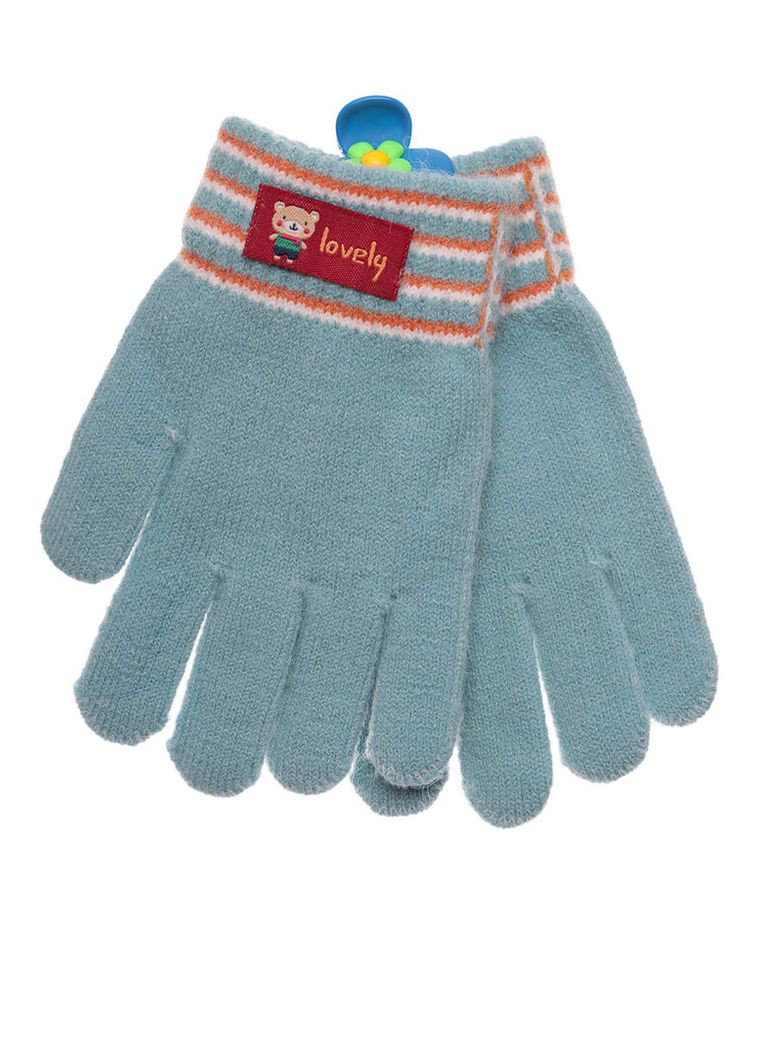 Перчатки вязка утеплённые Lovely бирюзовые 18м+ (51859) BABYKROHA (315721520)