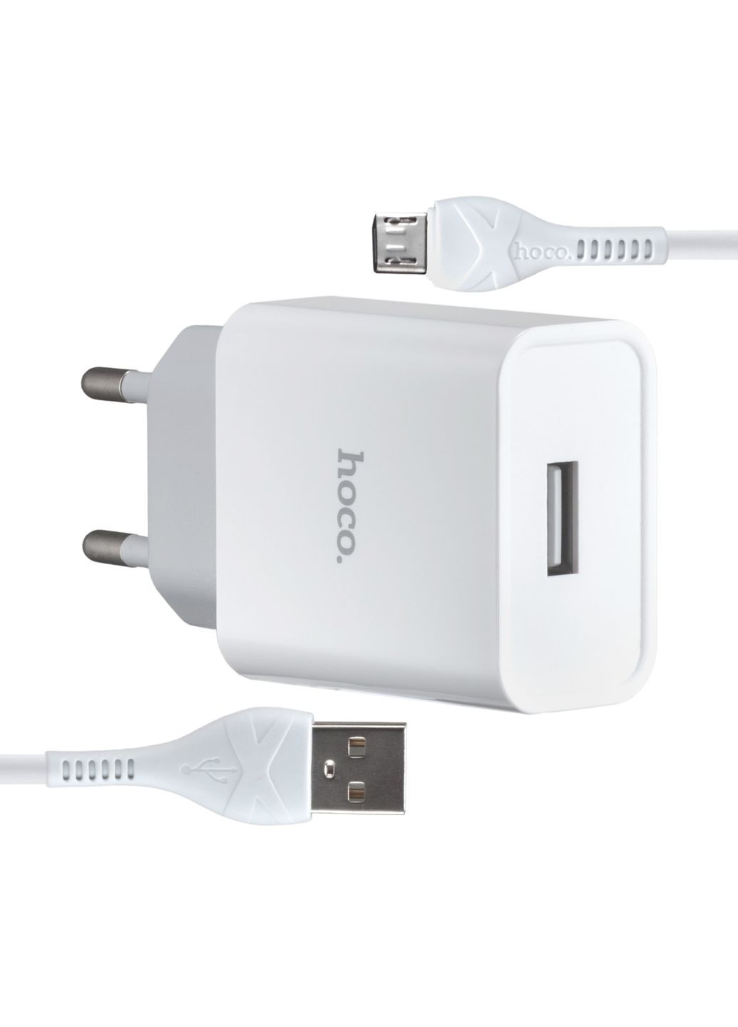 МЗП C81A Asombroso single port charger (Micro) (EU) White Hoco (297453295)