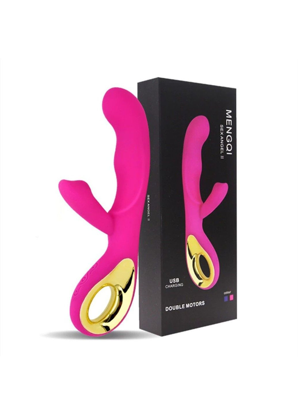 Вибростимулятор клитора и точки G ( красный, USB) We Love (284278644)