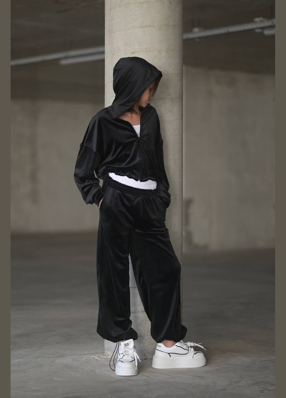 Велюровий спортивний костюм для дівчинки підлітковий спортивний костюм No Brand (347146724)