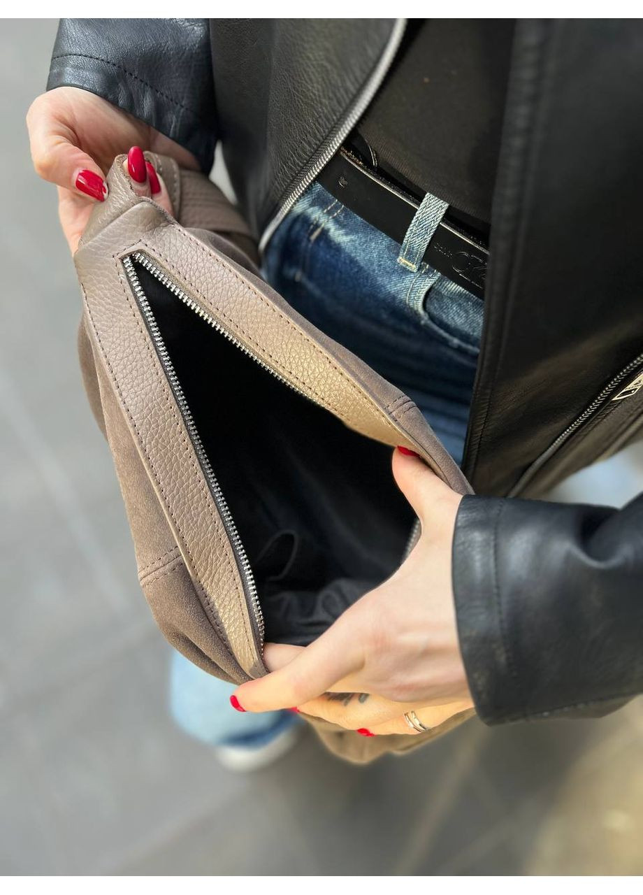 Сумка крос-боді жіноча шкіряна середня темно-бежева 1820 207-4222 ARTiS Bags Сумка (362264201)