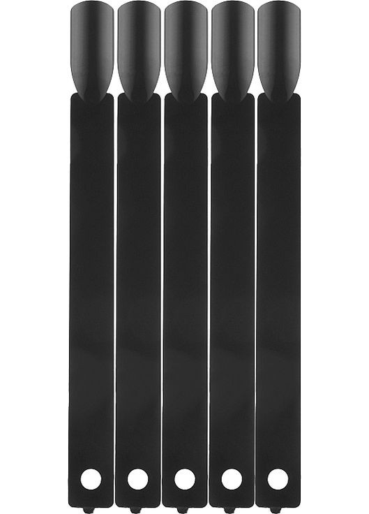 Типсы на кольце черные, 50 шт. 50шт (653649-27068977) Canni (368614059)