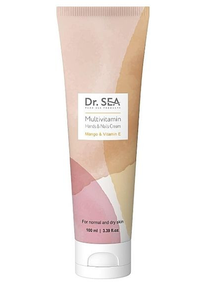 Мультивітамінний крем для рук і нігтів з екстрактом манго і вітаміном E Hands & Nails Cream 100ml (1392032-31398263) Dr. Sea (368625157)