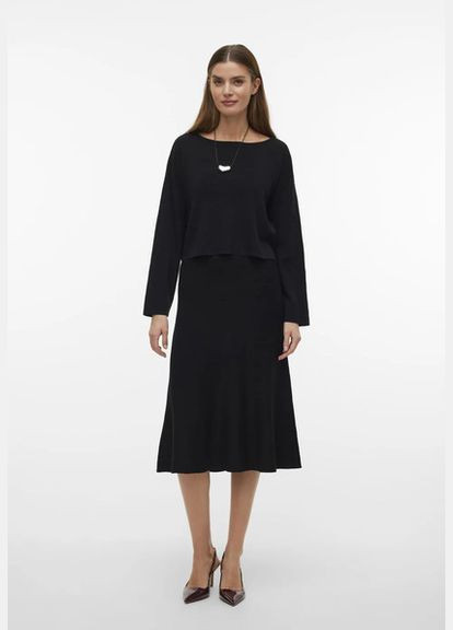 Черный демисезонный джемпер джемпер Aware VMINA BOATNECK - Jumper