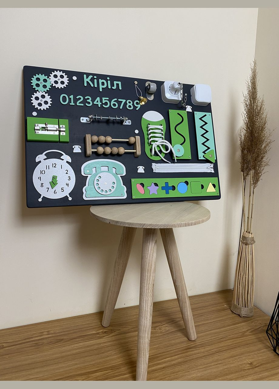 Універсальний бізіборд розвиваюча іграшка 40х60 см No Brand (355890433)