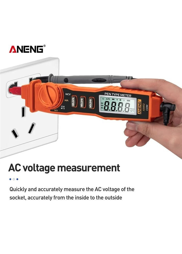 Портативний цифровий мультиметр ручка A3002 на 4000 відліків Aneng (315345490)