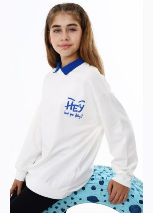 First Kids свитшот с воротничком 822 кремовый