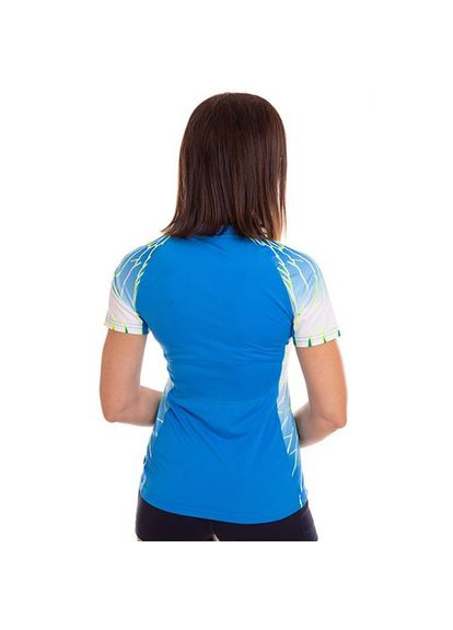 Комбинированная всесезон женская компрессионная футболка ld-7320 синий (06506021) Lingo