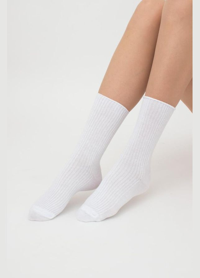 Шкарпетки в рубчик Giulia ws4 rib white (283250660)