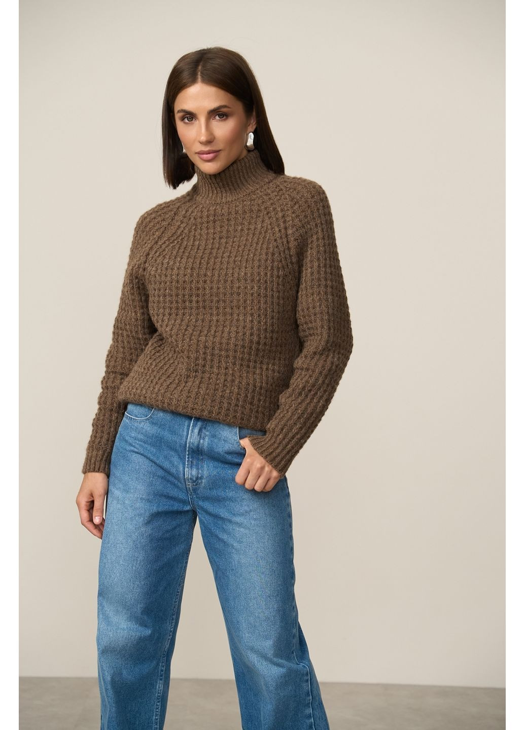 Світло-коричневий светр 2878 Triko Bakh