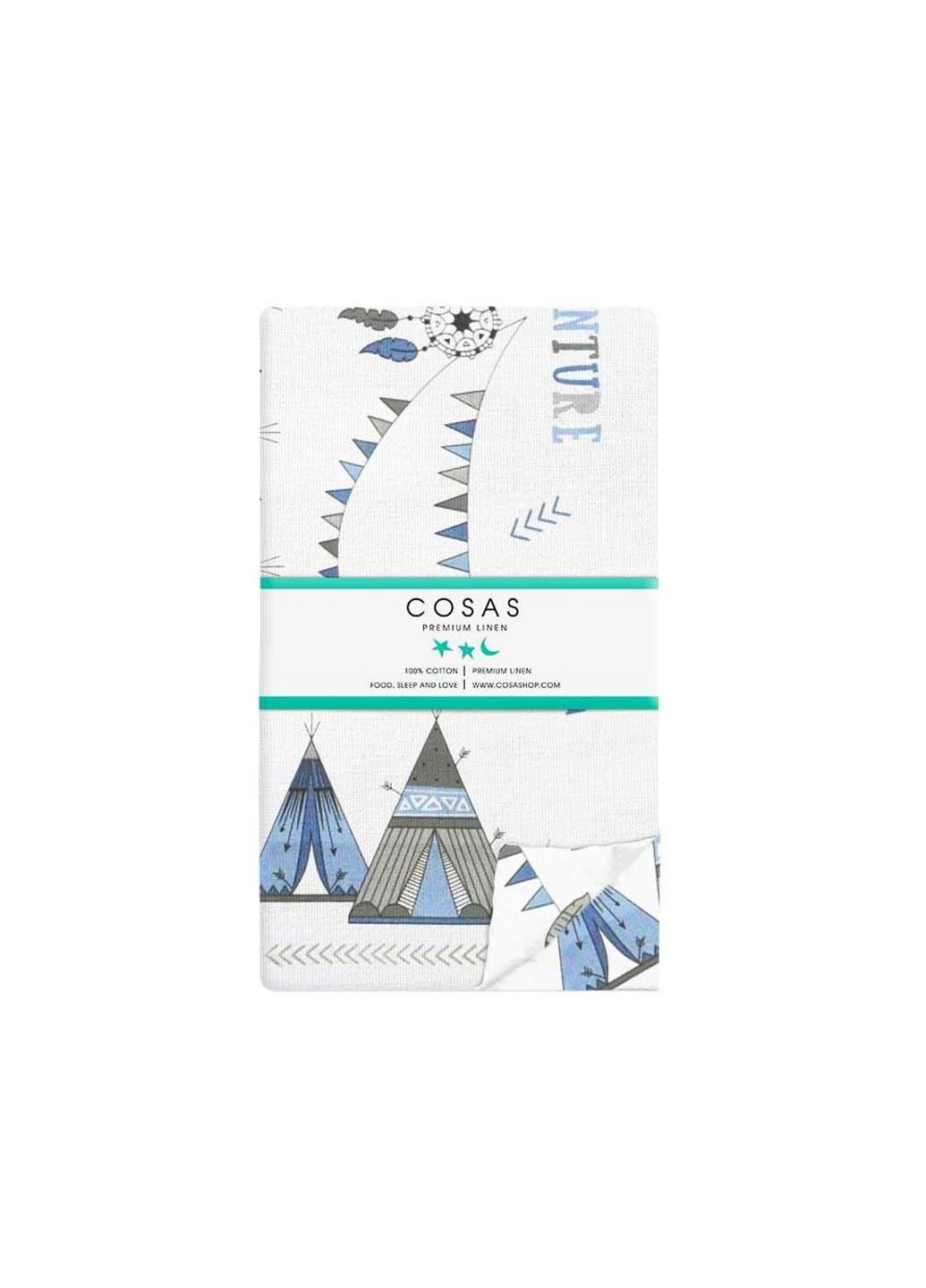 Евро постельное белье Dream White Wigwam 200х220 см Cosas (307387797)