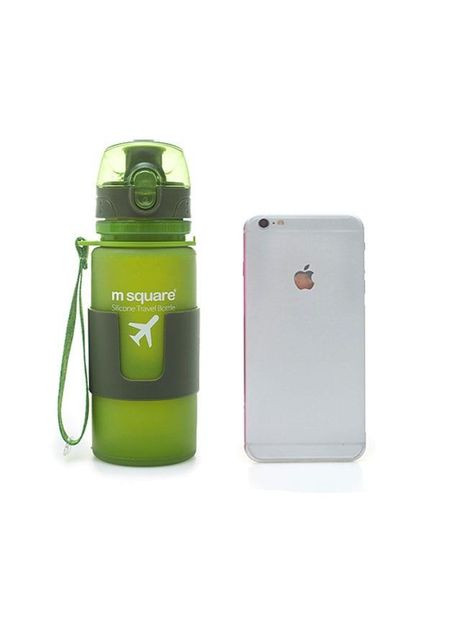 Силіконова пляшка для води 350 мл (зелений) M Square (299329970)