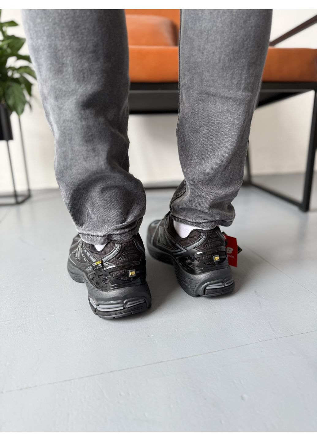 Сірі Осінні кросівки чоловічі new balance 1906r black grey gore-tex нью беланс 1906r No Brand