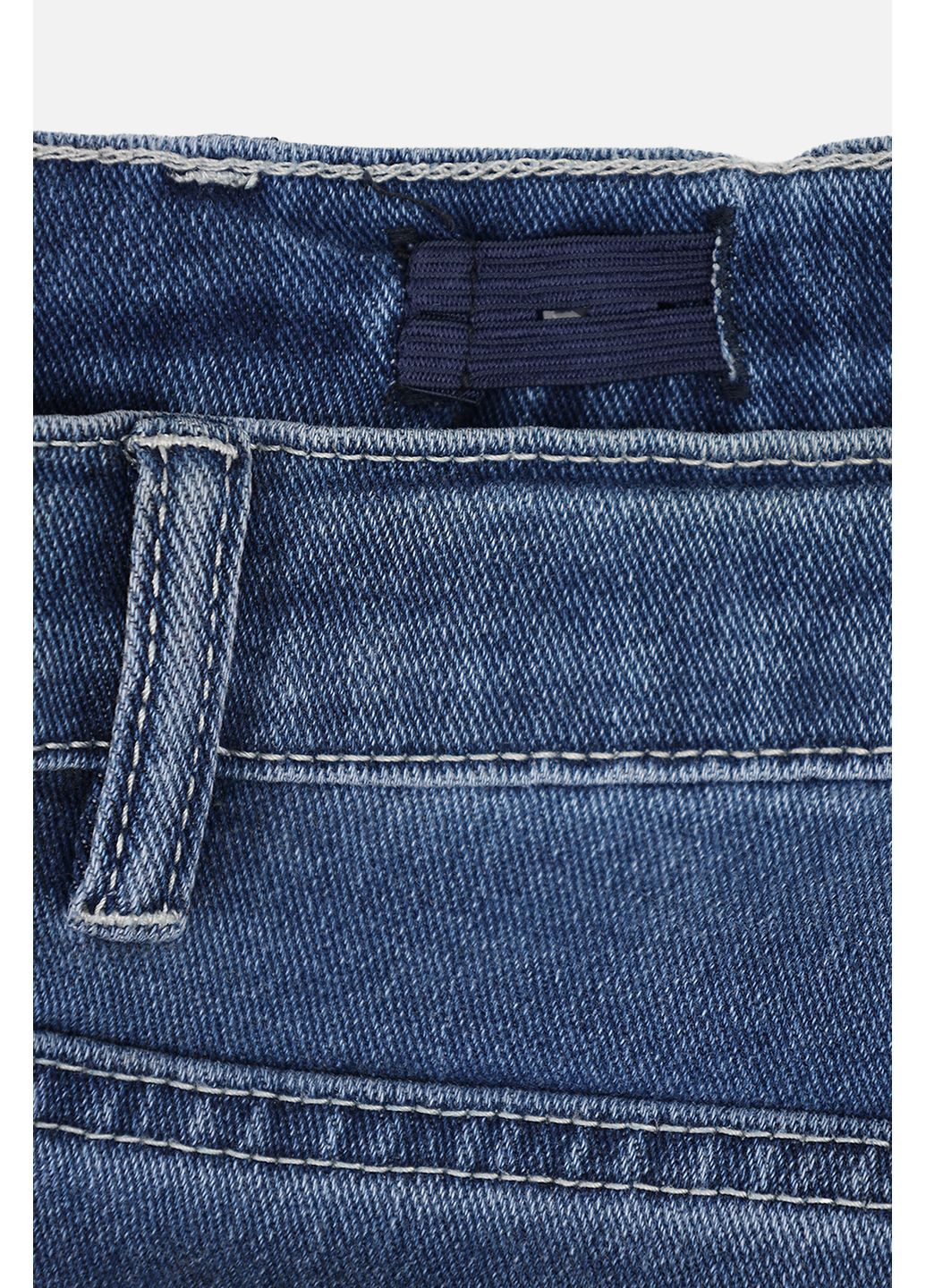 Синие демисезонные джинсы straight для мальчика цвет синий cb-00279819 Yuki