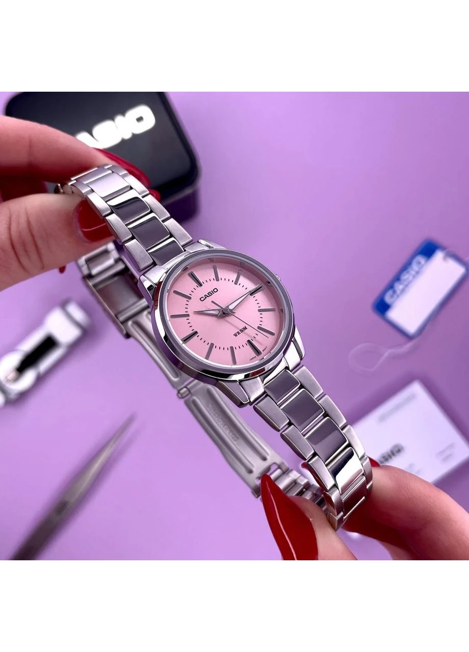 Жіночий годинник LTP-1303D-4A, кварцовий, сталевий браслет, WR 30 м Casio (402865867)