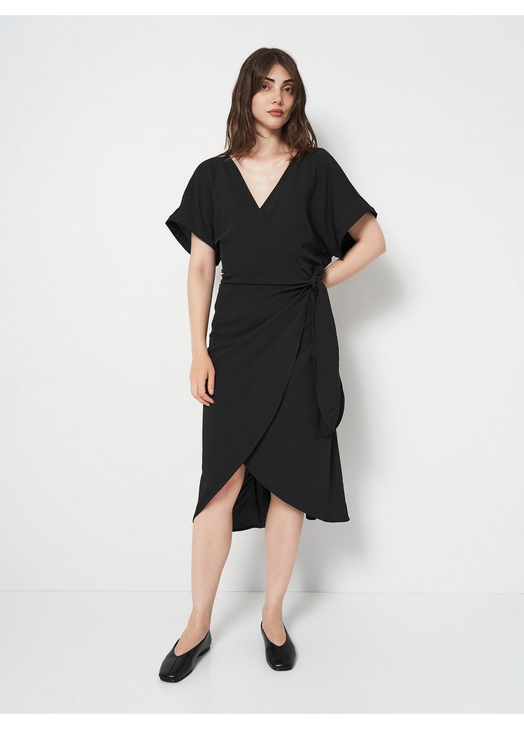 Черное кэжуал платье Monki однотонное