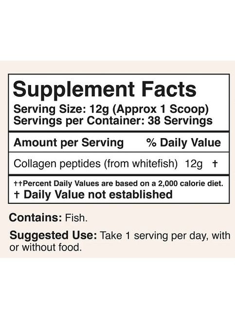 Double Wood Marine Collagen Peptides 456 g /38 servings/ Double Wood Supplements (296716670)
