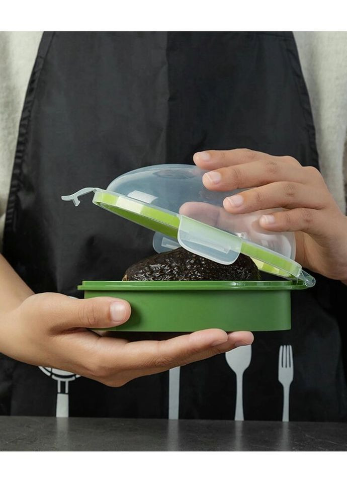 Контейнер для авокадо 14978 8х11х15.3 см зелений No Brand (335585674)