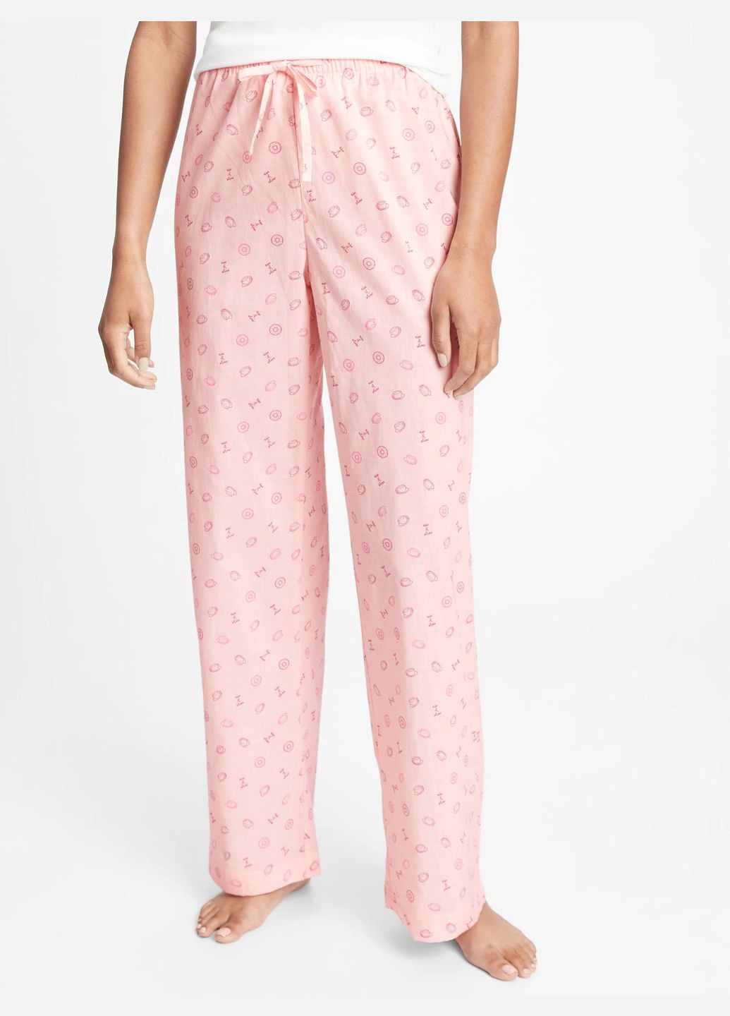 Розовая всесезон пижамные штаны ga0772w Gap
