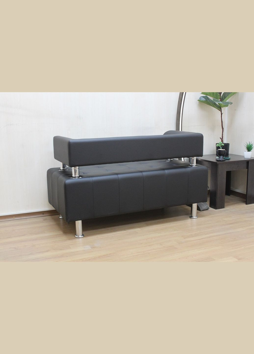 Диван офісний BNB IRIS COMPACT 120см. Будь-який колір. Для очікування, СТО, салона краси, студії фото, офісу, ТРЦ BNB Mebli (331163074)