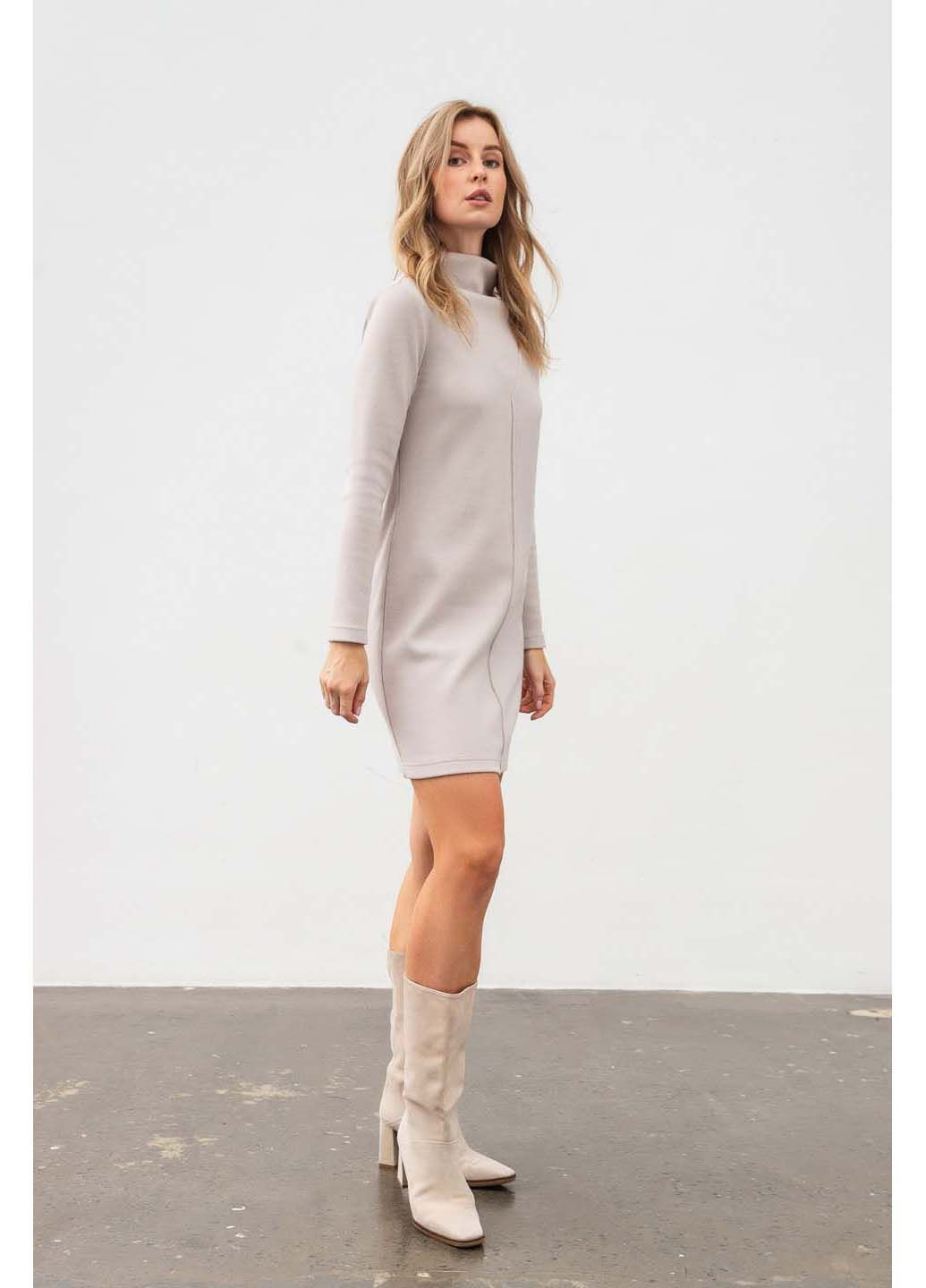 Бежевое повседневный платье Lesia