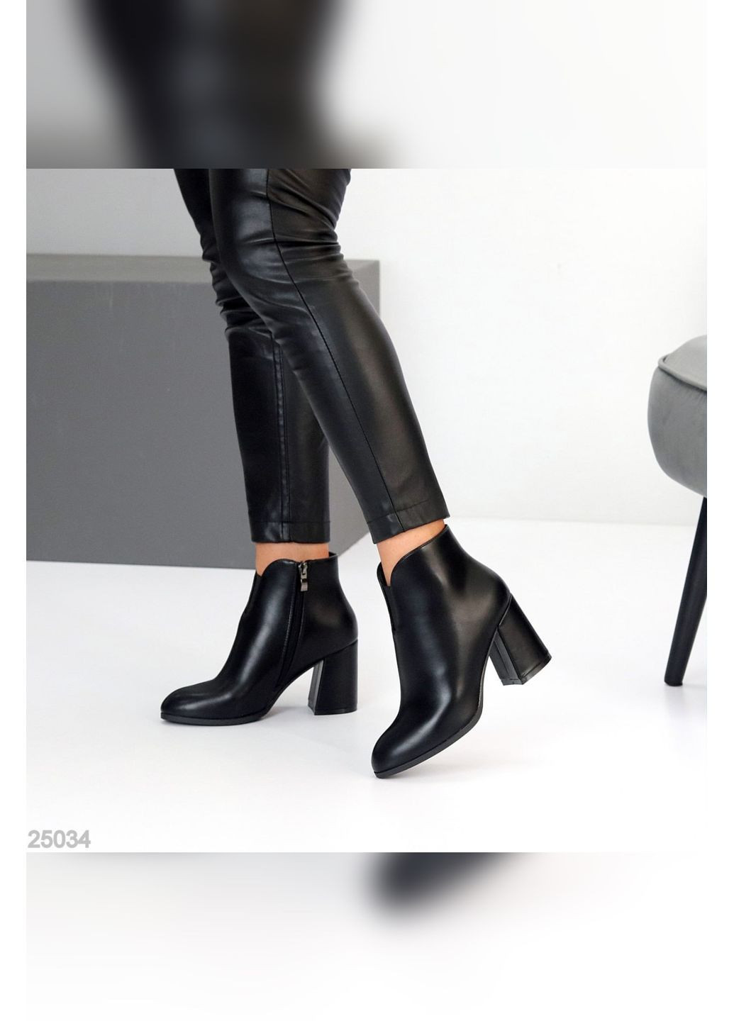 Чорні демісезонна елегантні жіночі ботфорти No Brand