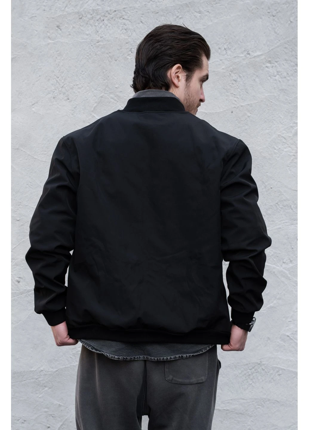 Куртка Вітровка Бомбер Softshell Without бейсбольний на блискавці (384530752)