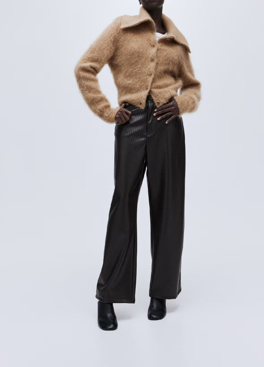 Темно-бежевый демисезонный кардиган H&M