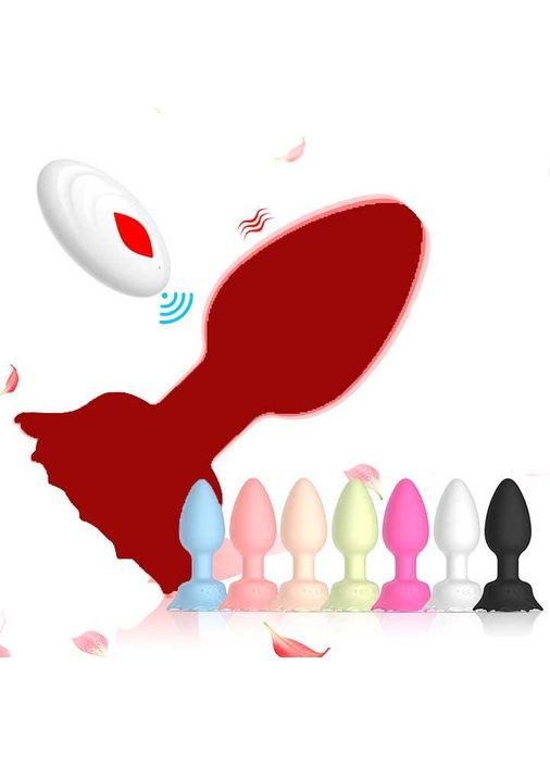 Силиконавая анальная пробка Rose бордо – Анальные игрушки No Brand (370612162)